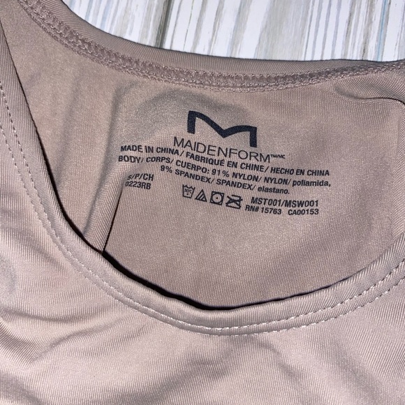 Maidenform Smoothing Seamless Thong Bodysuit nude - Picture 2 of 7